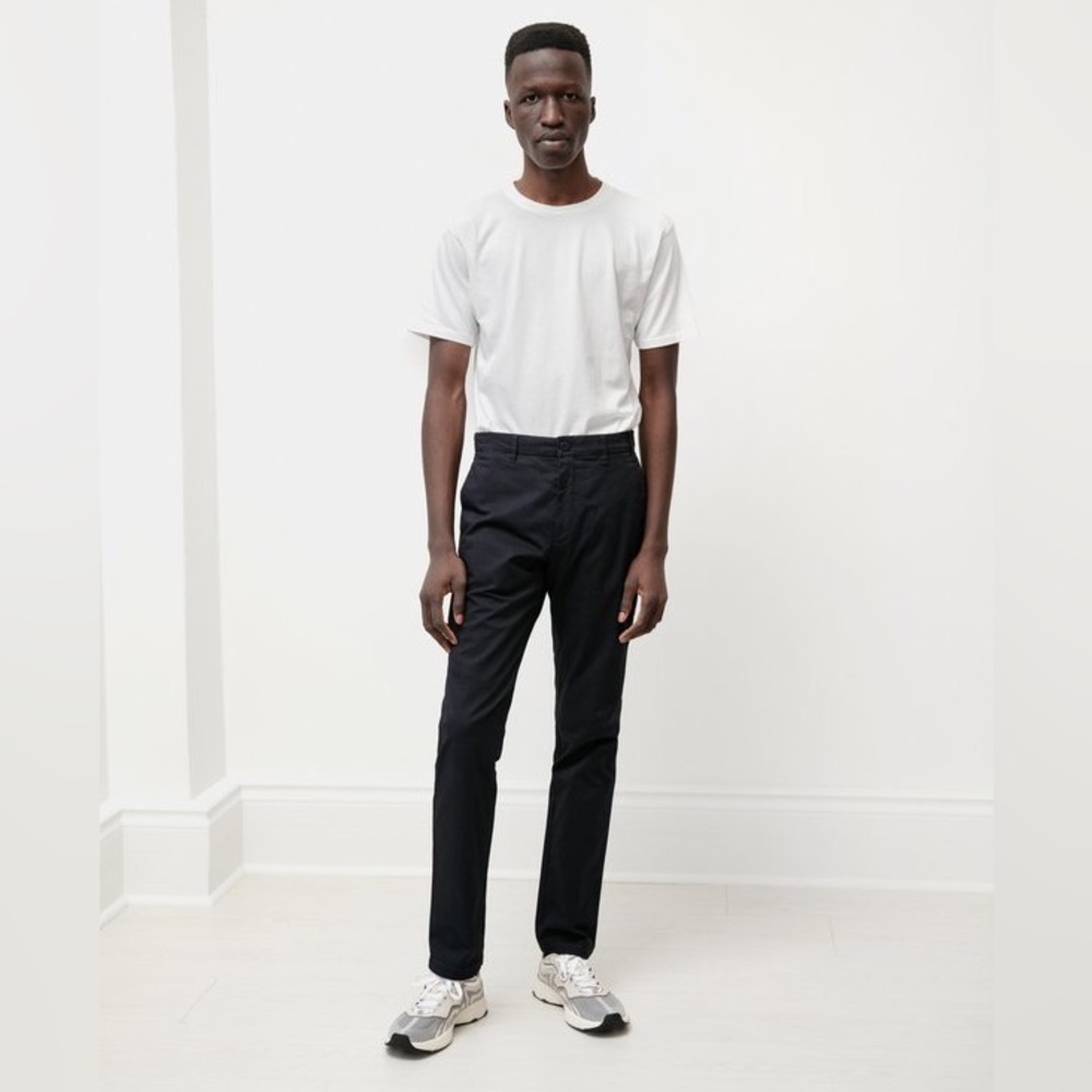 NWT NORSE PROJECTS Aros Slim Light Stretch Black Pants Trousers